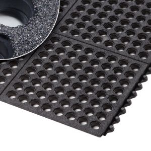 850 Cushion Ease GSII Nitrile FR 850SFR Notrax modulaire matten Zwart