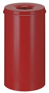 Vlamdovende papierbak 50 liter, rood
