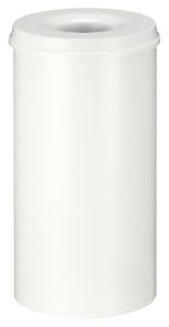Vlamdovende papierbak 50 liter, wit