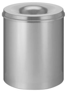 Vlamdovende papierbak 80 liter, grijs