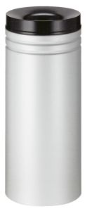 Vlamdovende papierbak 50 liter grijs-zwart