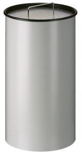 Zandasbak, aluminiumgrijs
