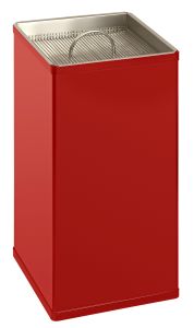 Zandasbak vierkant, rood