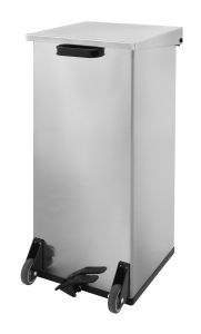 Mobiele Carro-Kick 110 liter, RVS