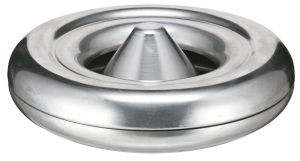 Vlamdovende asbak rond 25 mm, aluminium