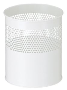 Half geperforeerde papierbak 10 liter, wit