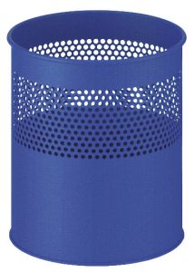 Half geperforeerde papierbak 10 liter, blauw