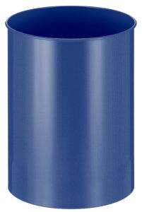 Ronde papierbak 30 liter, blauw