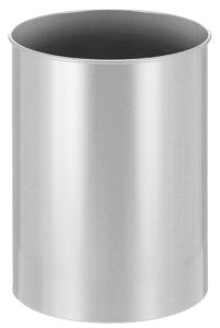 Ronde papierbak 30 liter, zilver