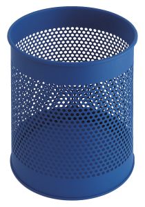 Geperforeerde papierbak 15 liter, blauw