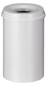 Vlamdovende papierbak 20 liter, grijs