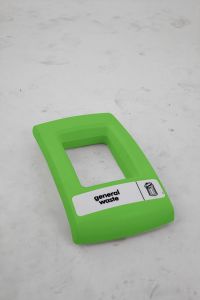 Open deksel Envirobin, groen