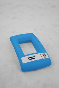 Open deksel Envirobin, blauw