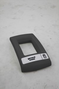 Open deksel Envirobin, grijs