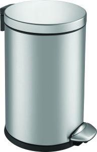 Luna step bin 5 liter, EKO, mat RVS