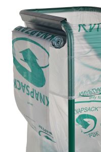 Rolhouder voor groot volume zakhouder, verzinkt