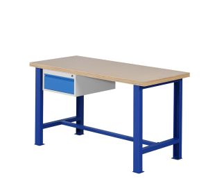 Werkbank 150 cm Blauw/Hout