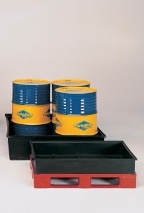 Lekbak 1200x800x250 mm zonder rooster, zwart