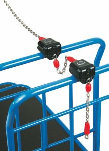 Wandketting 2913 voor statiegeld slot (120 cm)