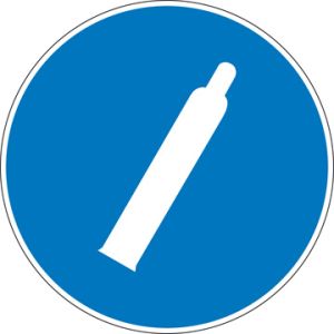 Gascilinder onder druk