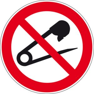 Verboden naalden te gebruiken