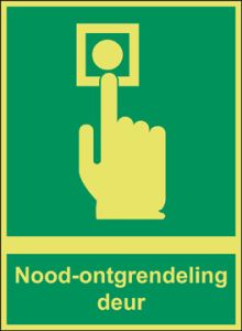 Noodontgrendeling deur