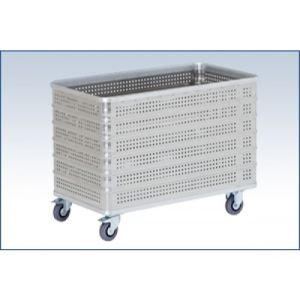 Aluminium bakwagen D 3008 - 430 P (met geperforeerde wanden)