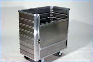 Aluminium bakwagen 1 zijde half neerklapbaar D 3708 - 360