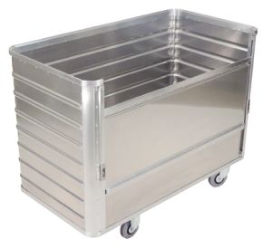 Aluminium bakwagen 1 zijde half neerklapbaar D 3708 - 650