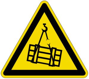 Pictogrammen op rol 'Hangende last' (PIC 305)