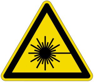 Pictogrammen op rol 'Laserstraal' (PIC 309)