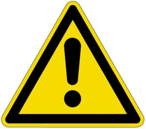 Pictogrammen op rol 'Opgelet Gevaar' (PIC 308)