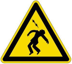 Pictogrammen op rol 'Overslaande spanning' (PIC 320)