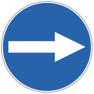 Pictogrammen op rol 'Richtingspijl' (PIC 258)