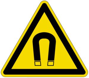 Pictogrammen op rol 'Sterk magnetisch veld' (PIC 322)