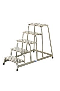 Aluminium montagetrap 5 treden, STABILO 805058