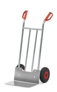 Aluminium steekwagen A 1116 V met massief rubberen banden