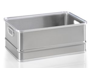 Aluminium transportbak CRATE 60 liter, 620x400x235 mm