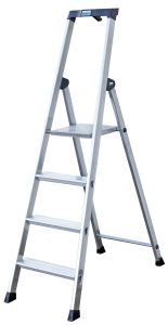 Aluminium trap met platform 4 treden, SOLIDO 126634