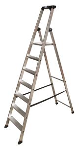 Aluminium trap met platform 7 treden, SOLIDO 126665