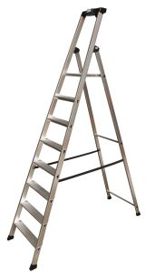 Aluminium trap met platform 8 treden, SOLIDO 126672