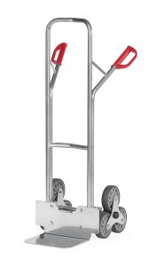 Aluminium trappensteekwagen AK 1325 met driearmige wielsets van TPE rubber