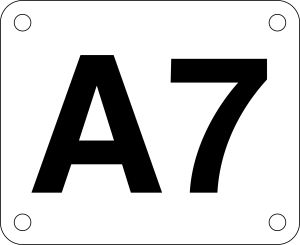 Locatiebord palletstelling 2 karakters - 220x270 mm, wit