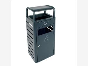 Peuken/afvalbak 330x280x880 mm, 2,3 liter, ± 300 peuken, antraciet