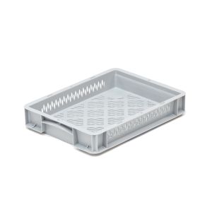 Euro-basic geperforeerde kunststof krat, 6 liter