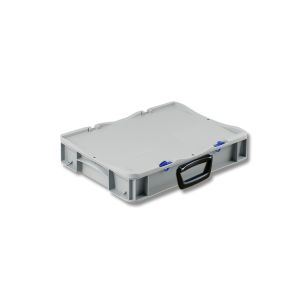 Euro-basic kunststof koffer met 1 handgreep, 400 x 300 x 85 mm