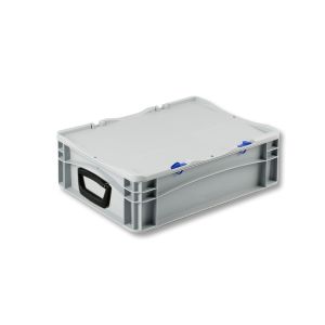 Euro-basic kunststof koffer met 2 handgrepen, 400 x 300 x 135 mm, 11 liter