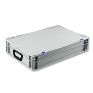 Euro-basic kunststof koffer met 2 handgrepen, 600 x 400 x 135 mm