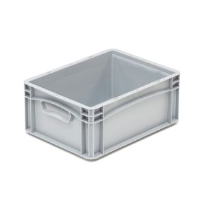 Euro-basic kunststof bak, 400x300x170 mm, dichte grepen