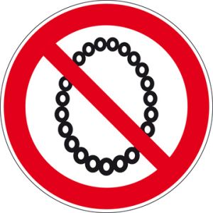 Verboden halskettingen te dragen